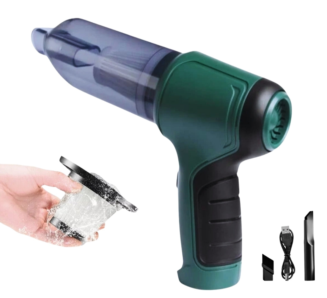 Aspirapolvere Mini Portatile Ricaricabile Potente Auto Casa 120W Accessori