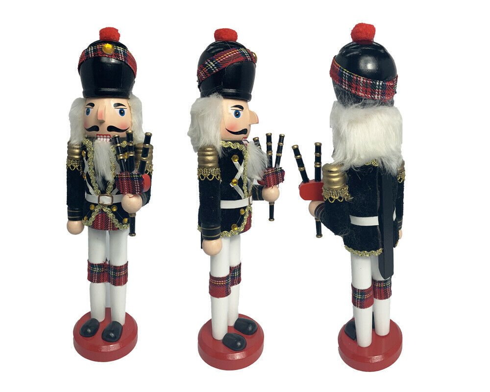 Schiaccianoci Soldato di Natale in Legno 30 cm Decorazioni Natalizie Casa SB5858