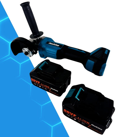 Smerigliatrice Angolare Flex Doppia Batteria 6Ah 125 mm Motore Brushless 98V