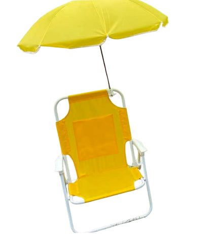 Sedia con Ombrello per Bambini Giardino Spiaggia Sediolina Bimbo Spiaggina