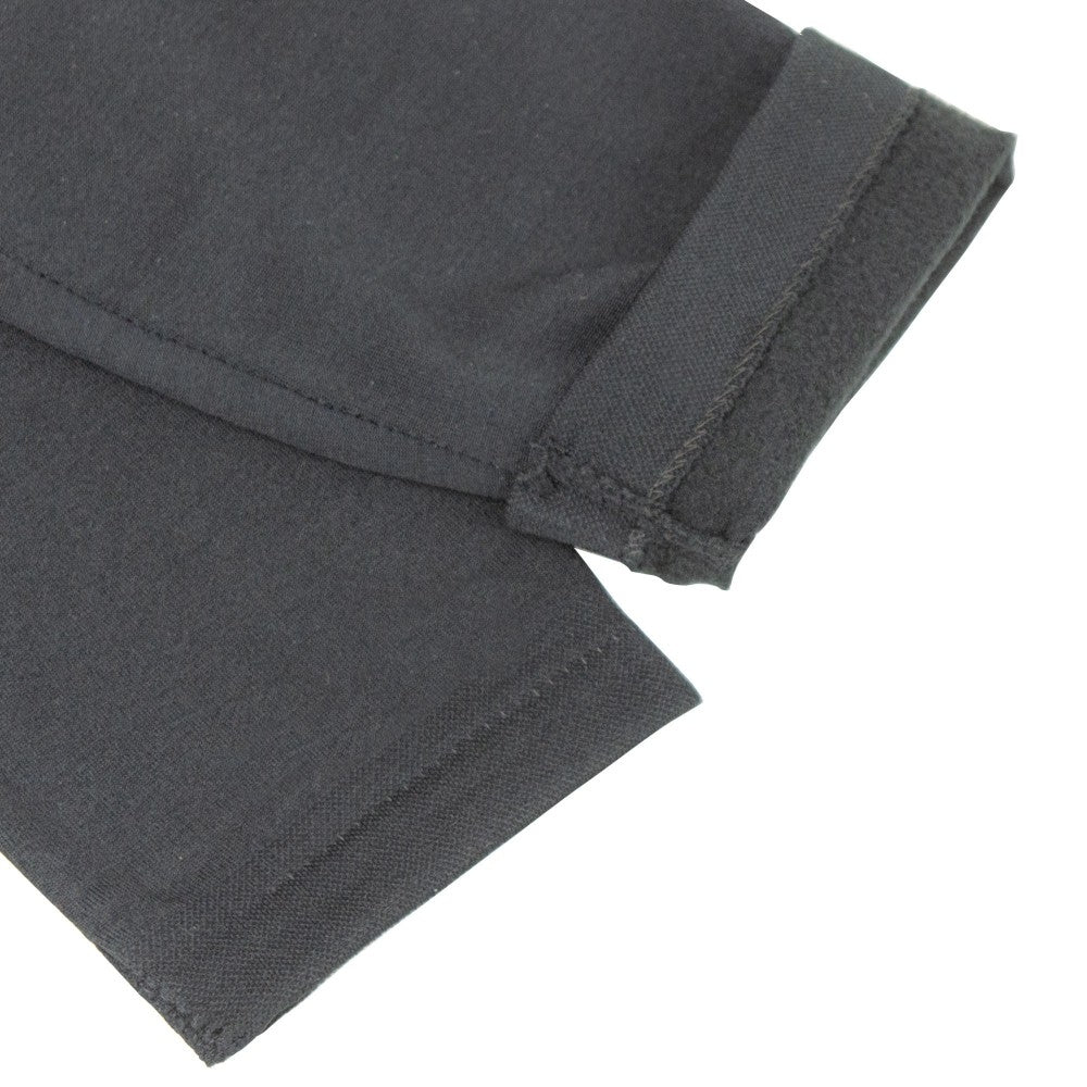 Pack 2 Leggings con Patta Bottone A Clip Uomo Termico Interno Felpato Nero