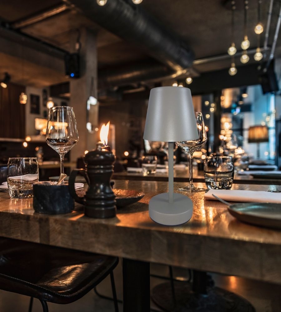 Lampada Touch da Da tavolo Led Ricaricabile Ristorante Ufficio Salone Soggiorno