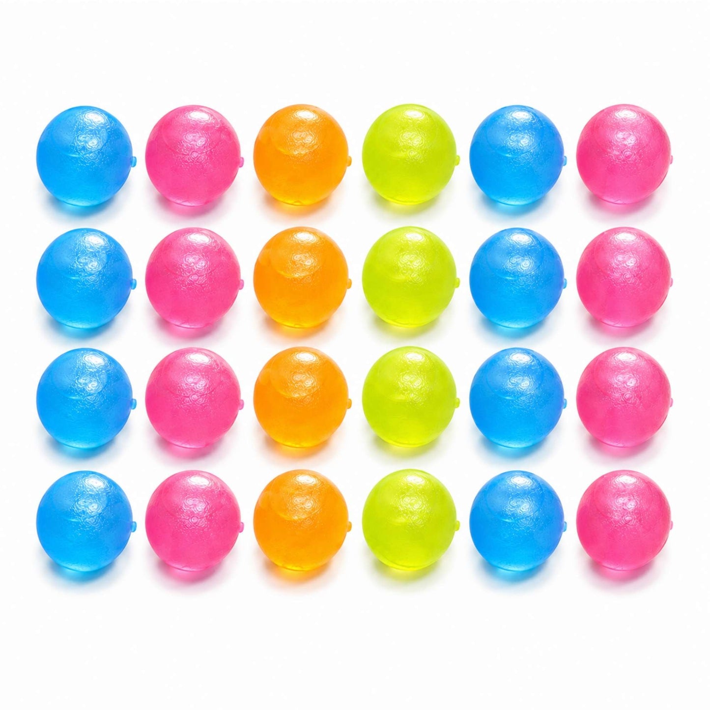 Palle di Ghiaccio Riutilizzabili 24 Pz Colorate per Drink Cocktail Bevande