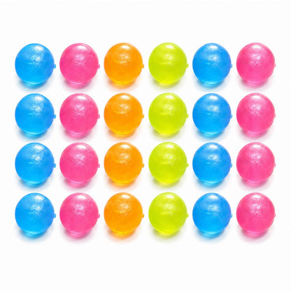 Palle di Ghiaccio Riutilizzabili 24 Pz Colorate per Drink Cocktail Bevande