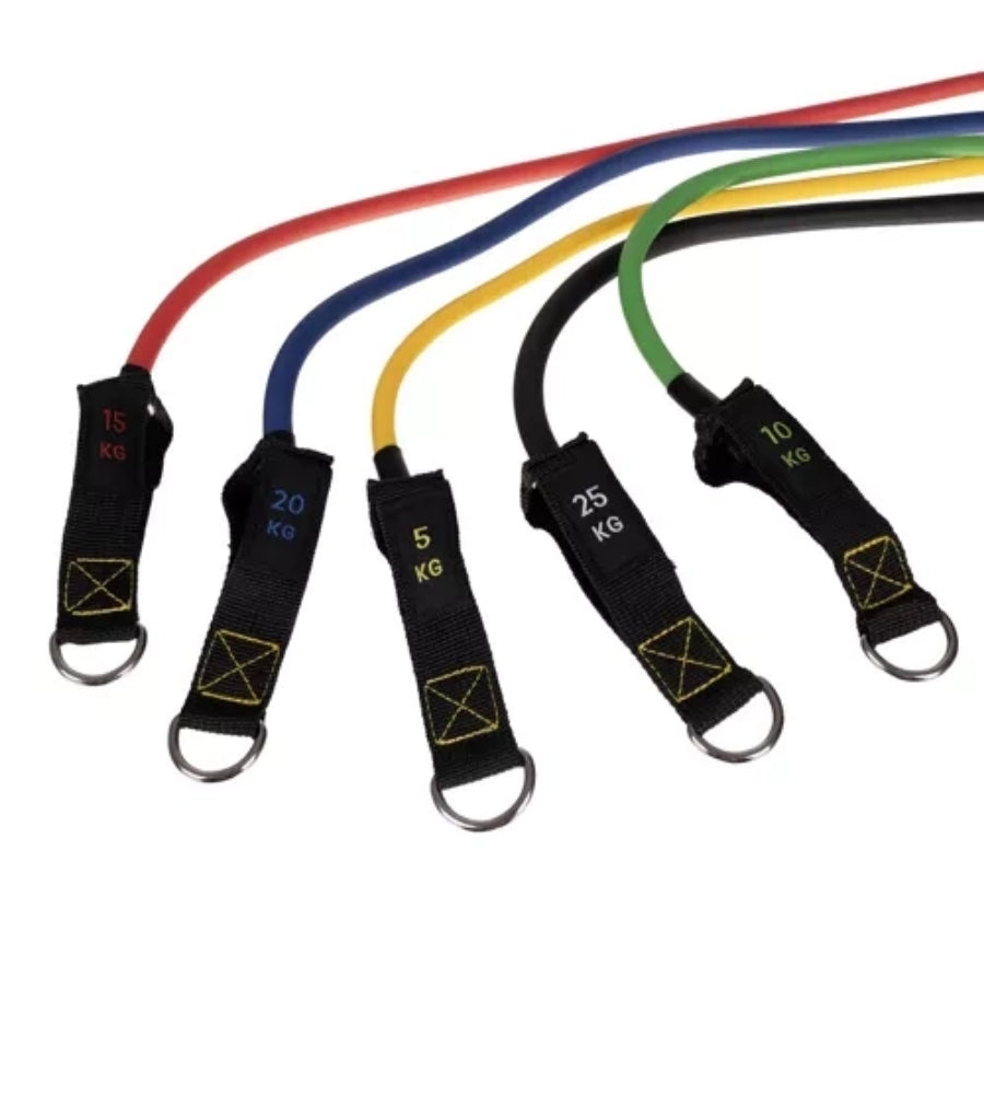 Elastici Fitness Bande Elastiche di Resistenza Allenamento Pesi Indoor Outdoor