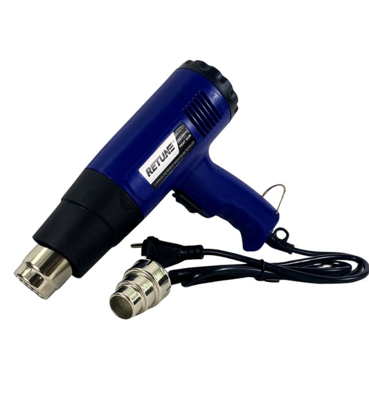 Pistola Termica Termosoffiatore Aria Calda 1800W Doppia Potenza 350-600 C°