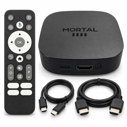 TV Box Android 8K 2GB RAM 16GB ROM WiFi HDMI Telecomando Vocale