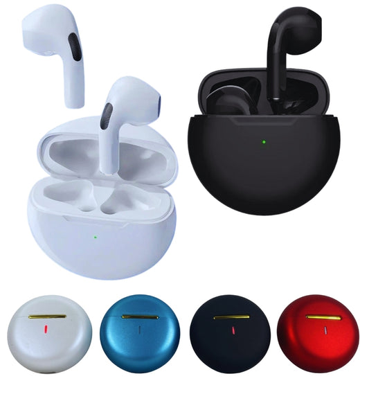 Auricolari Bluetooth 5.2 Pro 6 TWS in-ear Stereo con Microfono Android ios