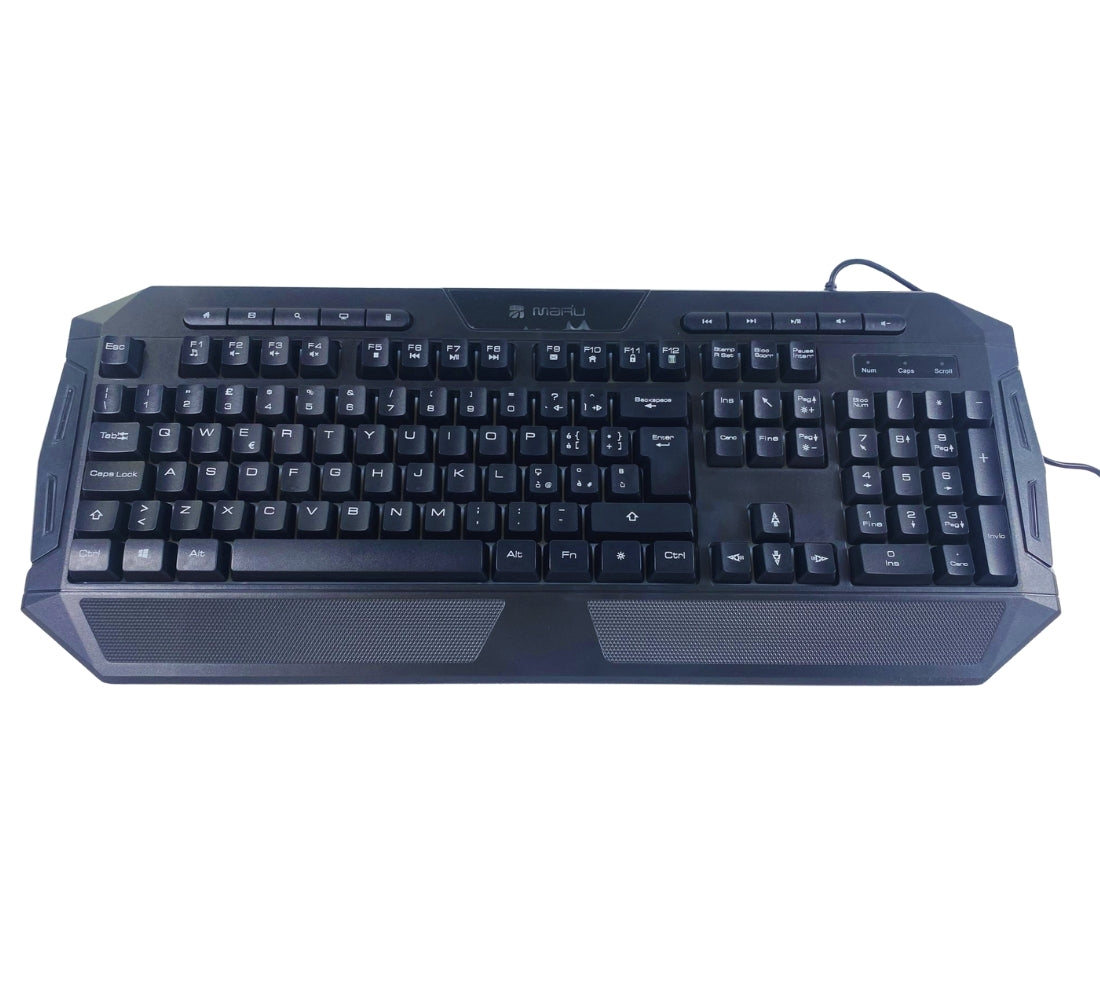Tastiera Gaming Retroilluminata LED 7 Colori Multimediale QWERTY Italia USB