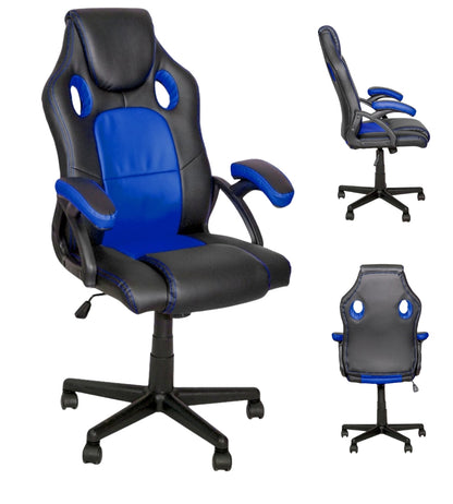 Sedia Gaming Poltrona Scrivania Ufficio Casa Imbottita Altezza Regolabile