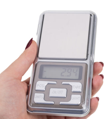 Mini Bilancia di Precisione Digitale Bilancino 0,01 - 200 Grammi con Lcd Funzione Tara