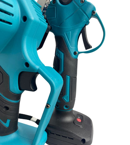 Forbice da Potatura + Motosega 6" Olio Doppia Batteria 48V Cesoia Elettrica