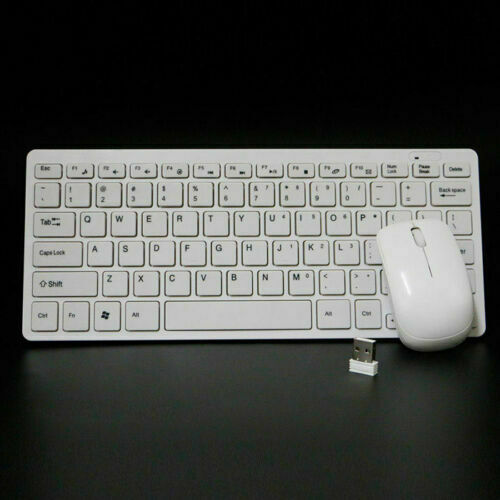 Tastiera con Mouse Mini Bluetooth Senza Fili PC Laptop Keyboard Wireless USB Skin