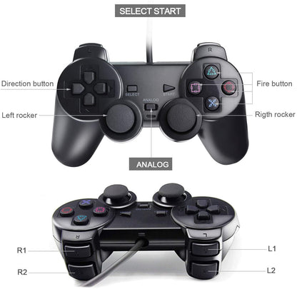 Controller Joypad Analogico Compatibile Plays 2 Gamepad Doppia Vibrazione