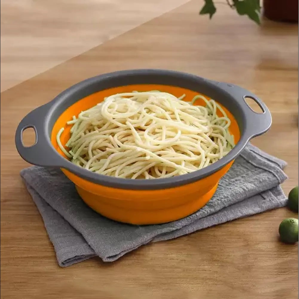 Fair Scolapasta Ripiegabile Salvaspazio Silicone Alimentare Ø 19 Cm Accessorio Cucina