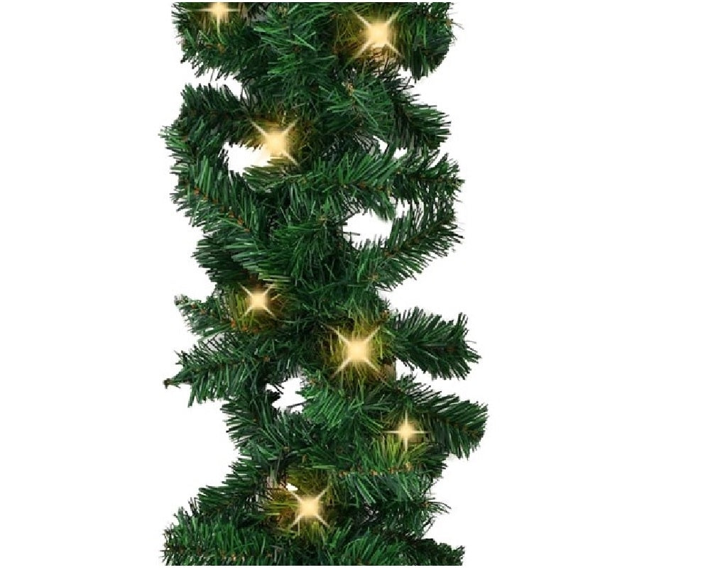 Ghirlanda Luminosa 100 LED Giochi di Luci 140 Punte Decorazioni Calda 250 cm