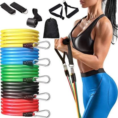 Elastici Fitness Bande Elastiche di Resistenza Allenamento Pesi Indoor Outdoor