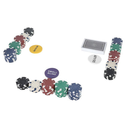 Fiches in Metallo Valigetta 300 Fiches 11 Grammi Holdem Texas Poker Carte Dadi