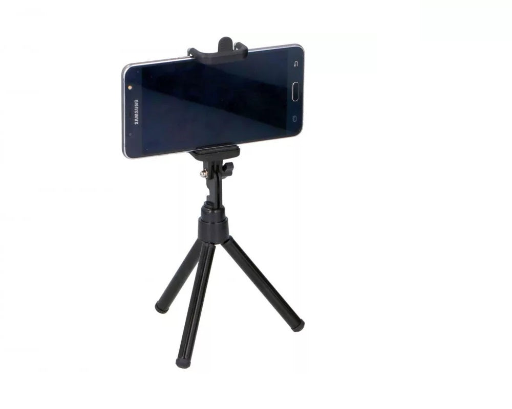 Fair Shop Coppia di Stand Cavalletto treppiede Portatile con Supporto Regolabile Smartphone 15,6 cm