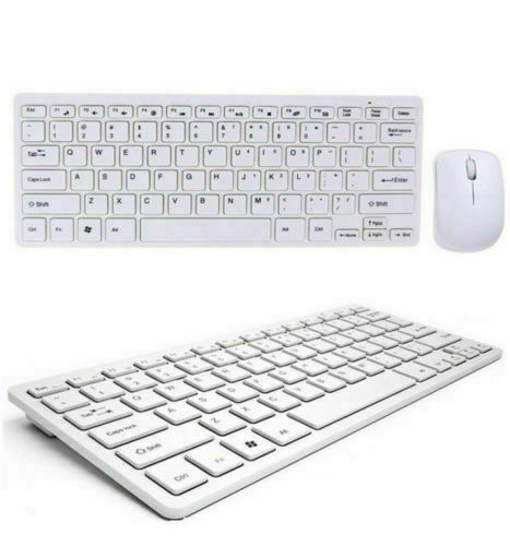 Tastiera con Mouse Mini Bluetooth Senza Fili PC Laptop Keyboard Wireless USB Skin