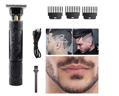 Tagliacapelli Rasoio Elettrico Professionale Hair Clipper Trimmer Regola Barba USB