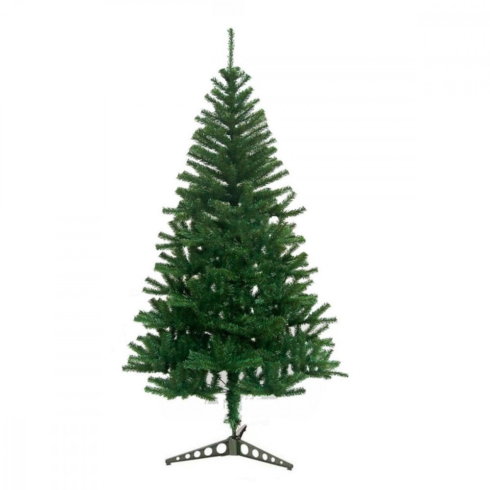 Albero di Natale Artificiale 120 cm Pino Natalizio 200 Punte Verde