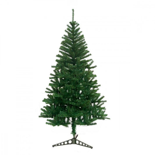 Albero di Natale Artificiale 120 cm Pino Natalizio 200 Punte Verde