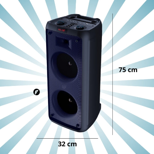 Cassa Speaker Bluetooth TWS Altoparlante LED Portatile Microfono Telecomando