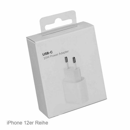 Power Adapter Spina 18w Presa USB-C Ricarica Smartphone iPhone 12 Plus Max Mini