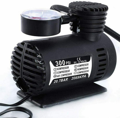 Mini Compressore Portatile Gonfiatore 12V 300 PSI Moto Auto Gonfiabili Canotto