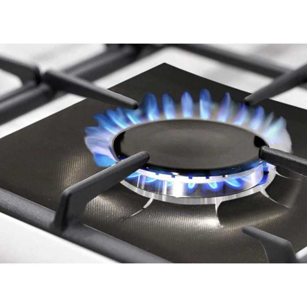 Tappeto Proteggi Fornello a Gas e Piano Cottura Salva Cucina Riutilizzabile 4 pz