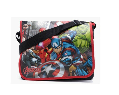 Cartella Borsa a Tracolla Avengers Marvel Scuola Tempo Libero 40 x 30 x 10 cm