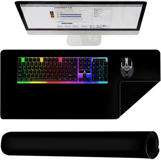 Tappetino Mouse Tastiera Gaming XXL 90 x 45 Mousepad Antiscivolo Impermeabile