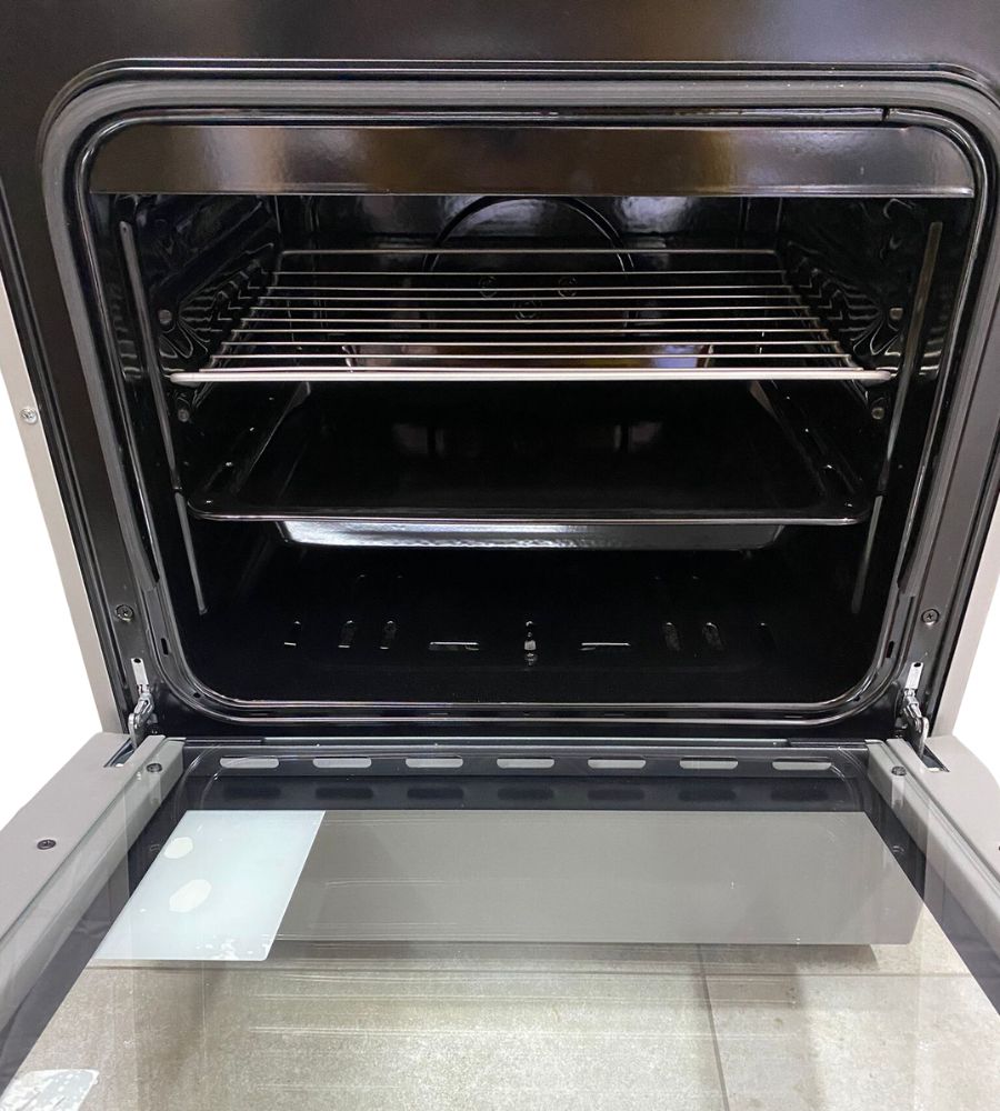 Cucina a Gas Forno Gas 4 Fuochi 60 X 60 cm Copertura in Vetro LF66GE