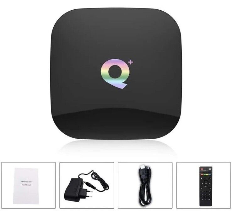 Android Smart TV Box Q Plus 12.0 WiFi 5G 8K Full HD Ram 8GB 64GB Rom QuadCore - Foto 9