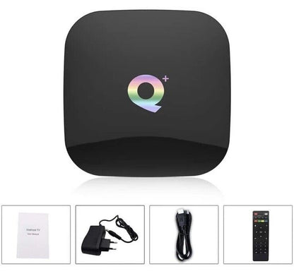 Android Smart TV Box Q Plus 12.0 WiFi 5G 8K QuadCore Full HD Ram 8GB + 64GB Rom