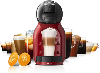 Macchina da caffè Capsule Dolce Gusto Mini Me Krups KP123H Red Caldo e Freddo