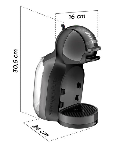 Macchina da caffè Capsule Dolce Gusto Mini Me Krups KP1238 Nera Caldo e Freddo