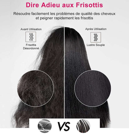 Piastra Lisciante Spazzola Arriccia Capelli Mossi Stira Istantanea Hair 3 in 1