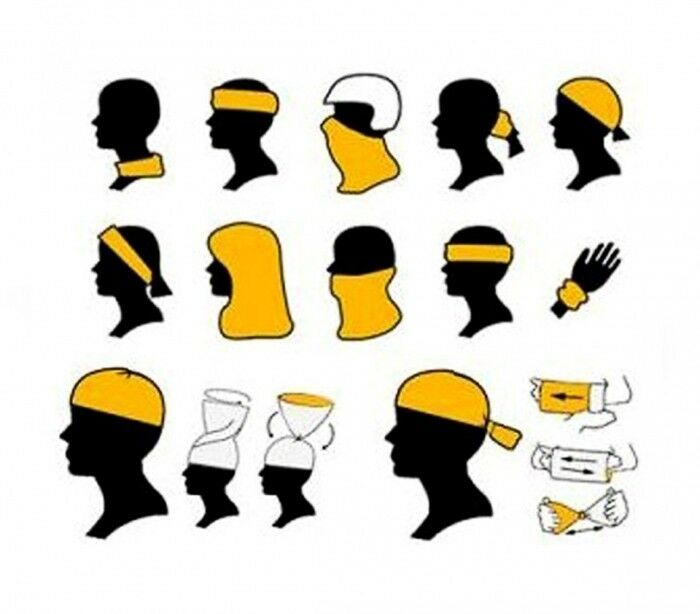 ShopINess Pack 2 Scaldacollo Multifunzione Teschio: Unisex Per Moto, Sport, Halloween E Carnevale