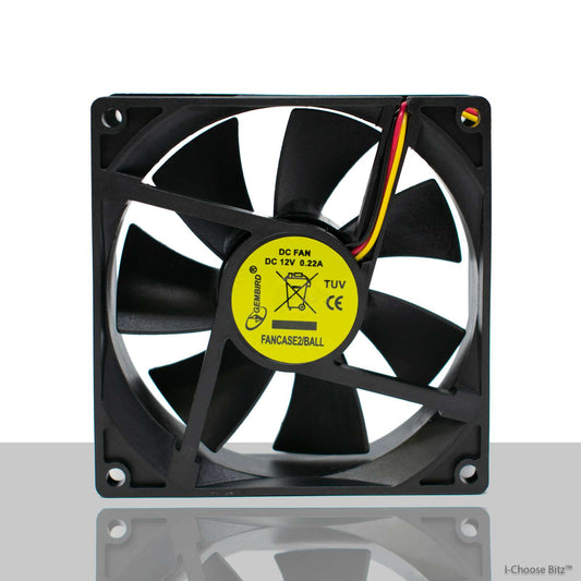 Pack 2 Ventole Silent Fan Computer 90 x 90 mm Fancase PC