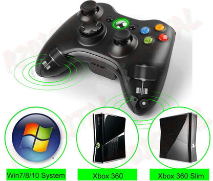 Controller Joypad Xbox Wireless Senza Fili Compatibile XBOX 360 PC Gamepad