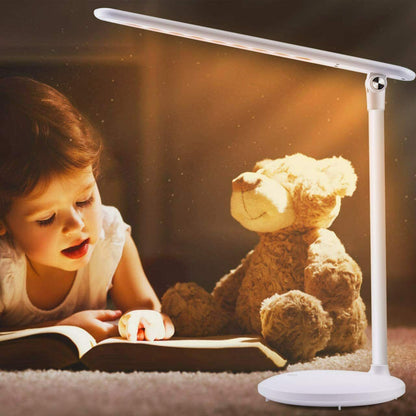 Lampada da Scrivania Touch Ricaricabile USB Luce Regolabile Led Portatile USB