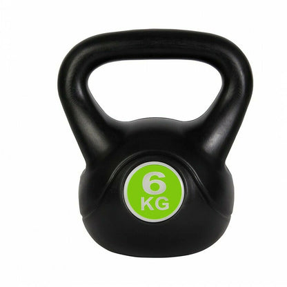 Fair Shop Kettlebell Palla con Sabbia per Allenamento Palestra Fitness Crossfit con Manico Anti Sfregamento (6 kg)