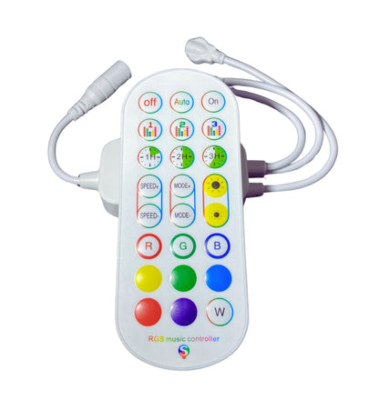 Striscia LED 5m Smart RGB 5050 Compatibile con App Strip Led con Telecomando Sensore Musicale