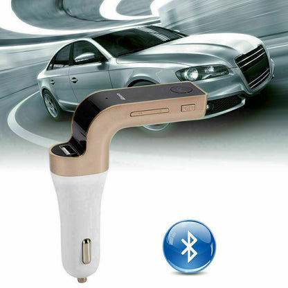 Trasmettitore Bluetooth FM Per Auto Musica Vivavoce MP3 USB SD AUX Mod. CARG7