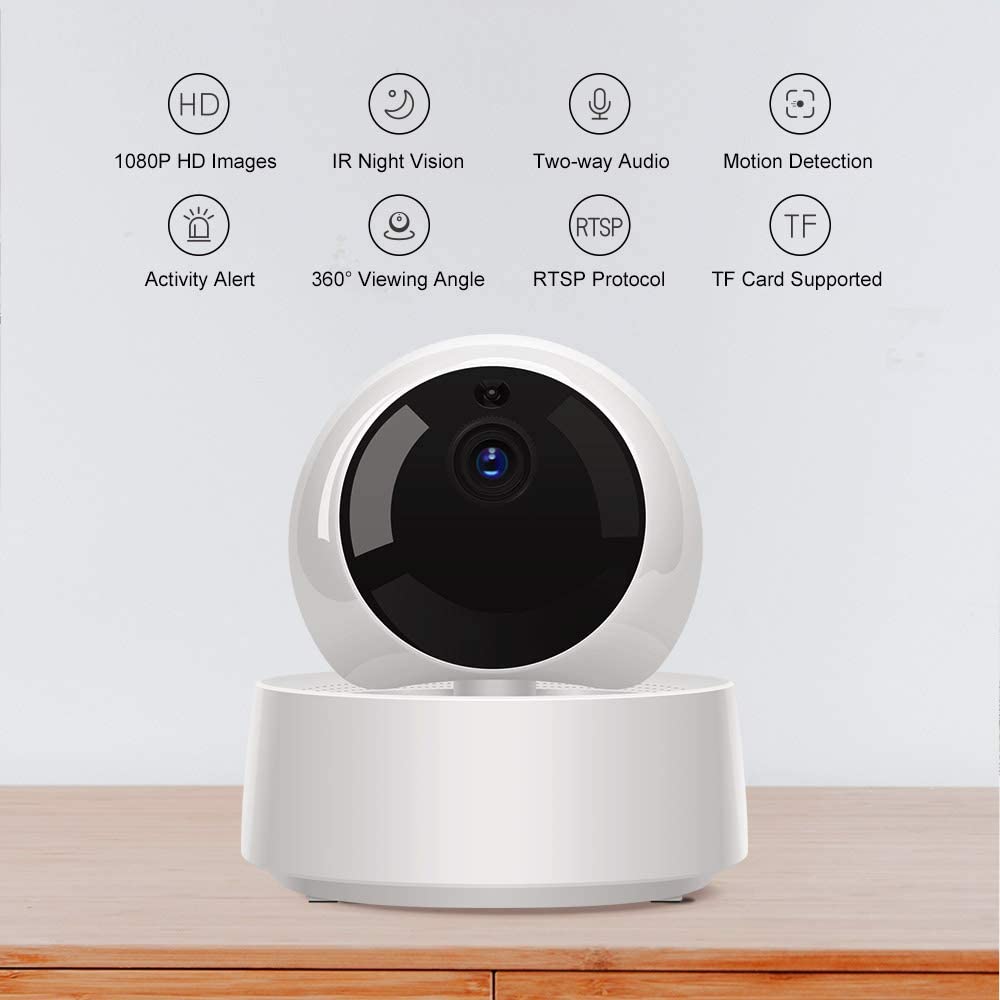 Telecamera Sonoff IP WiFi 1080P Home Security Camera Rilevazione di movimento