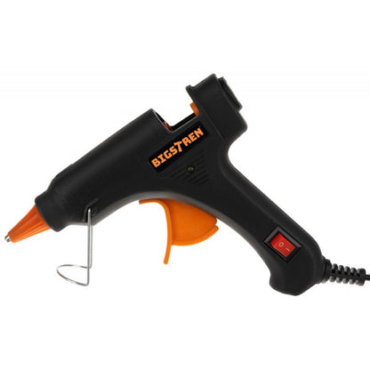 Pistola per Colla a Caldo Silicone 20W + 30 cartucce da 7mm Glue Gun