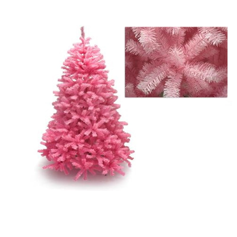 Albero di Natale Rosa Artificiale 88 Punte 90 cm Apertura Ombrello Decorazioni