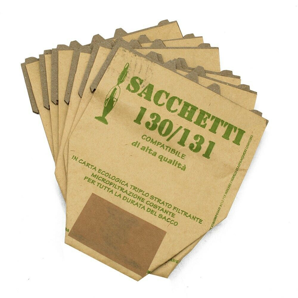 12 pz Sacchetti per Folletto Ricambi Scopa Elettrica VK 130 - 131 Compatibili